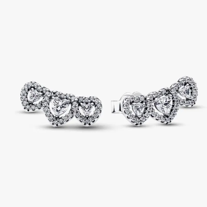 Aretes Pendientes de Halo Heart Trilogy
