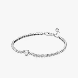 Brazalete de tenis Corazón reluciente
