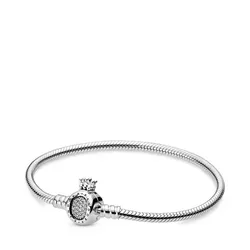 Pulsera Flexible clásica cierre de Corona