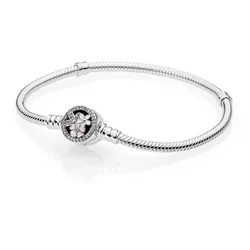 Pulsera Pandora Poetic Bloom cierre de Flores