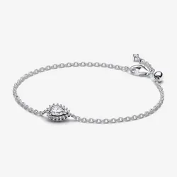 Pulsera Pandora Sparkling Pear Halo Chain