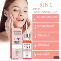 Esencia Facial 5 en 1 de 12.7 cm - Hidratación Facial Color Claro Beis, Ideal para Regalos Sorpresa y Fiestas de Mujeres