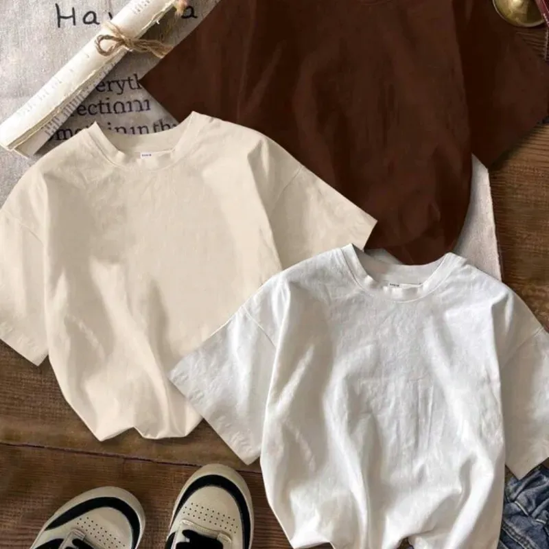 SHEIN EZwear camisetas ajustadas de mujer de manga corta y cuello redondo con estampado de calavera, flores de cerezo, cráneo occidental y hibisco, adecuadas para el verano
