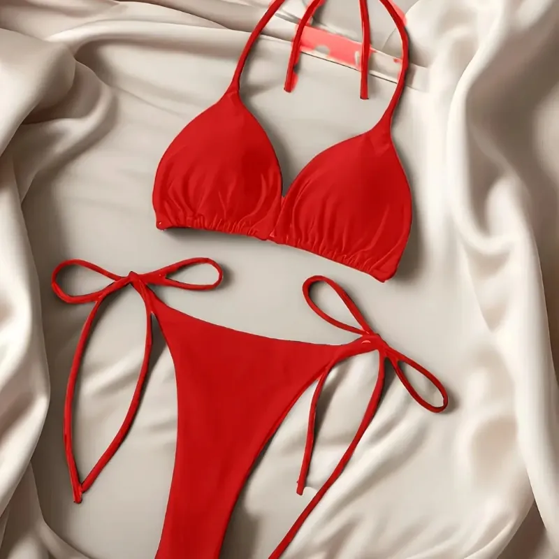 Trajes de baño de dos piezas para mujer y ropa de baño