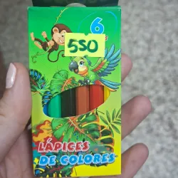 Lápices de colores 6 piezas