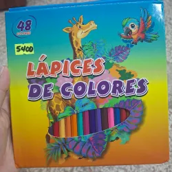 Lápices de colores de 48 piezas