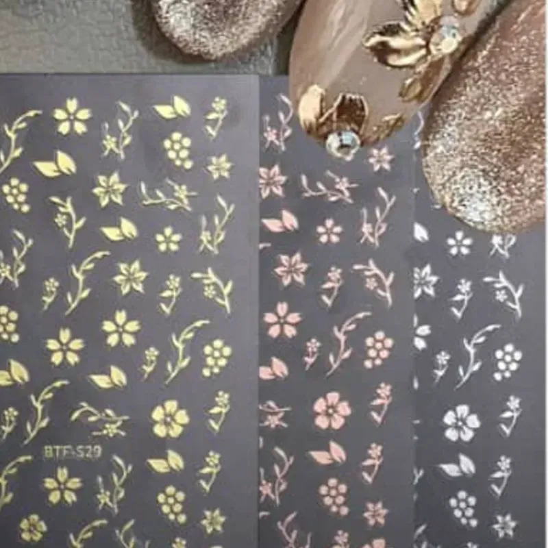 C2 Pegatinas Metálicas Cobrizas