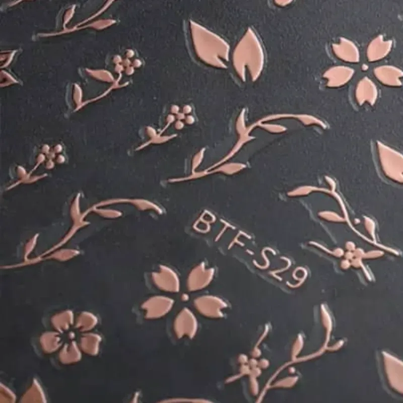 C2 Pegatinas Metálicas Cobrizas