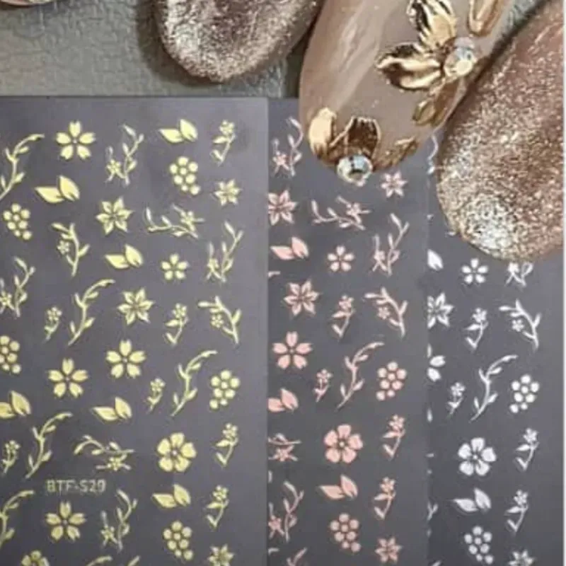 C2 Pegatinas Metálicas plateadas