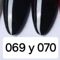 AM3>Esmalte Negro 069 y 070