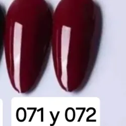 AM3>Esmalte Rojo 071 y 072