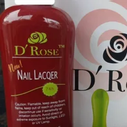 AU3>Esmalte Tradicional "D'ROSE" Rojo 10ml (a granel)