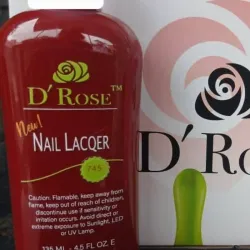 AU3>Esmalte Tradicional "D'ROSE" Rojo 15ml (a granel)