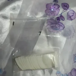 AH1>Uñas Cuadradas Blanca #07