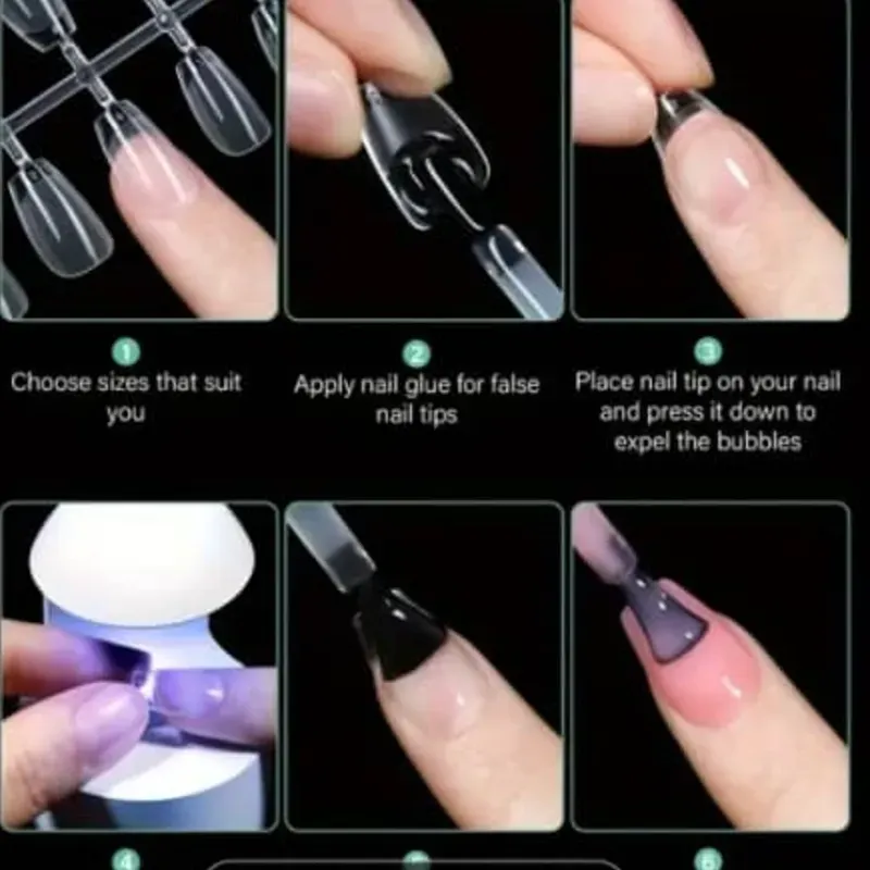 i2 Uñas Soft Gel cuadr med 192u