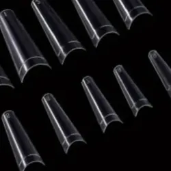 AI1>Uñas Coffin Transparente 500u