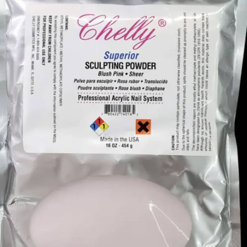 Polvo acrílico "CHELLY"  Rosado 