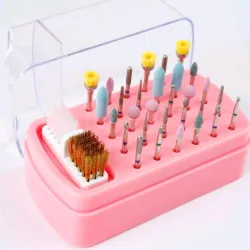 AN6> ORGANIZADOR DE BROCAS CON CEPILLO LIMPIADOR