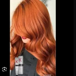 P>Tinte 7.44 Rubio Medio Cobre Intenso 100ml  "celine"