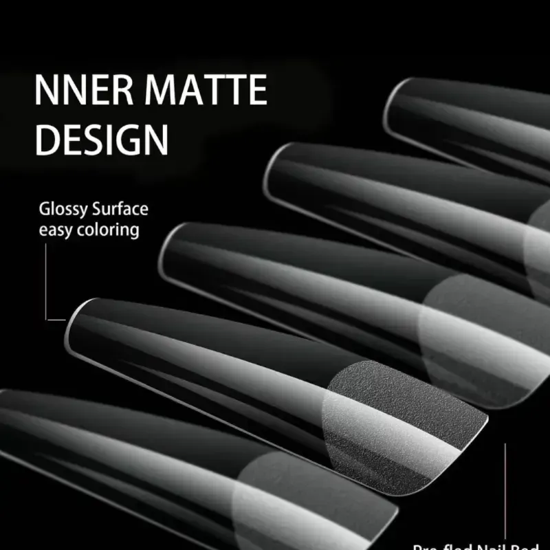 AI2>Uñas Soft Gel  coffin largas 240 u