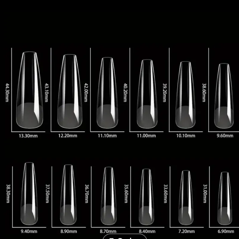 AI2>Uñas Soft Gel  coffin largas 240 u