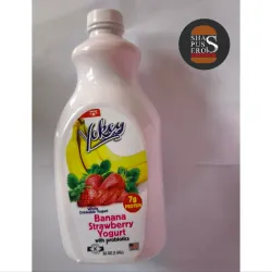 Yogurt Plátano y Fresa 1.5 Lt Yokey