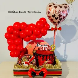 Caja decorativa de madera 