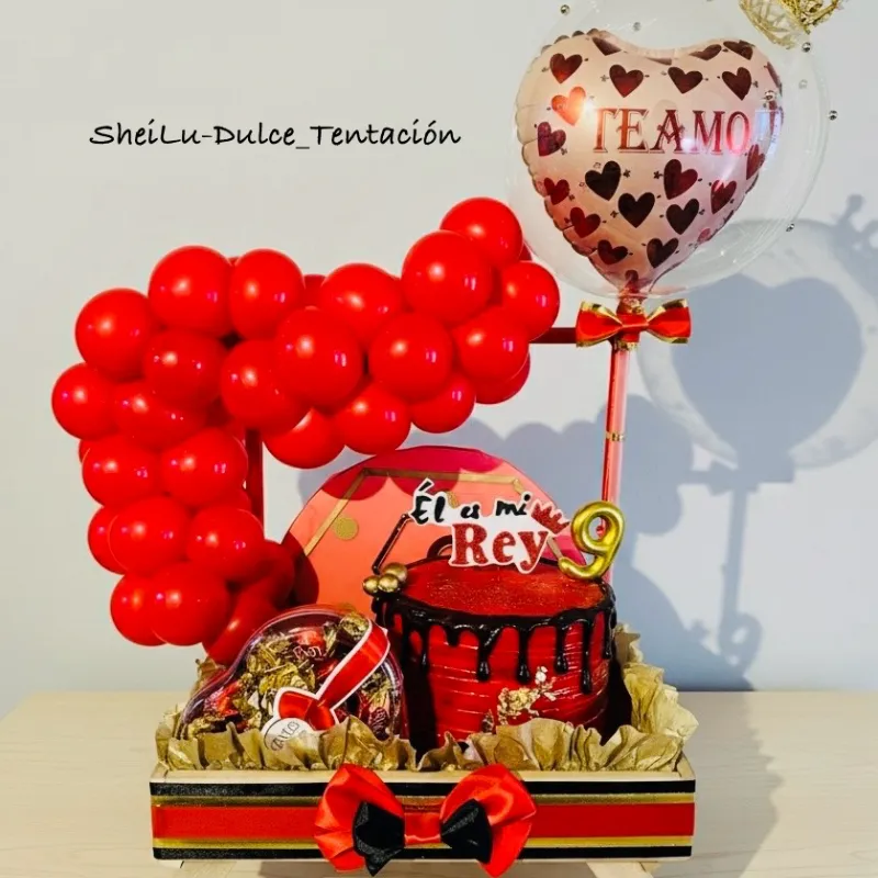 Caja decorativa de madera 