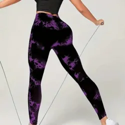 Leggings estampadas malvas 