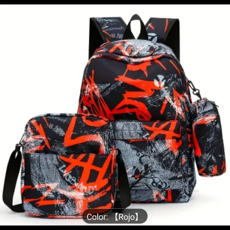 Mochila negra y roja (ID 226)