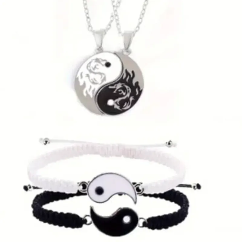 Pulso y collar Yin Yang (ID 173)