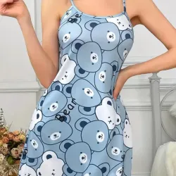 Vestido osito azul (ID 19)