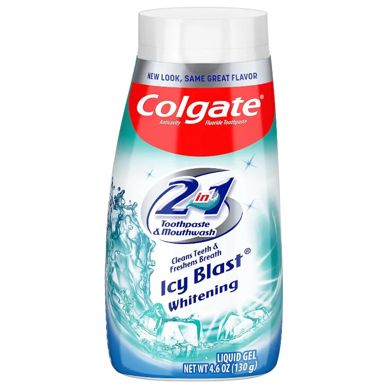 ❄️ COLGATE 2 en 1 – Icy Blast Whitening (130g)