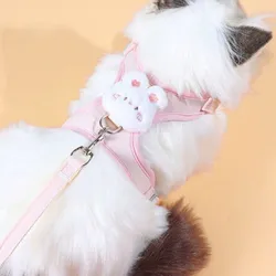 Conjunto de arnés con peluche y correa