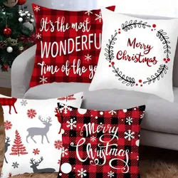 Set de 4 fundas de cojines 45x45cm