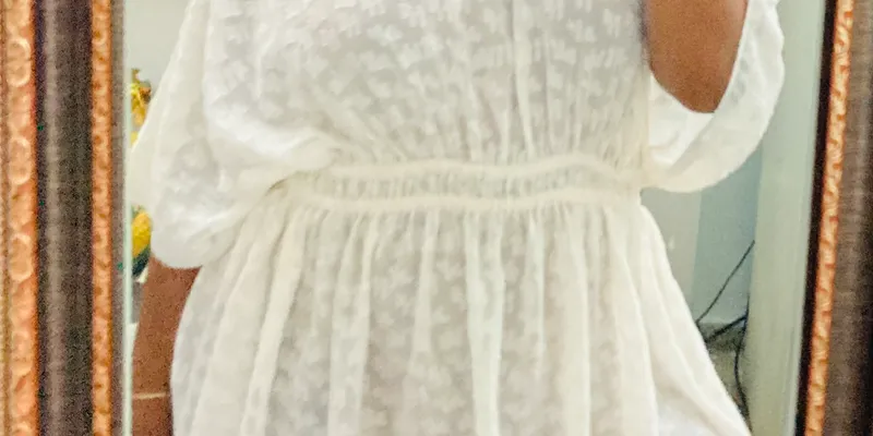 Vestido Blanco arena 🤍