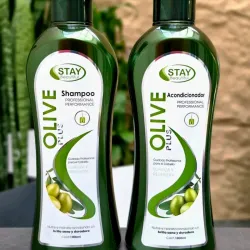 Champú y acondicionador 1L oliva💚