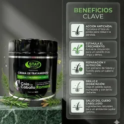 Cremas de tratamiento de cola de caballo y de romero🖤