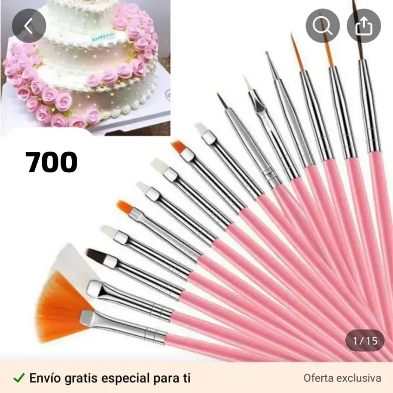 Set de 15 Pinceles