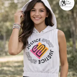 Abrigo desmangado talla 16-18y