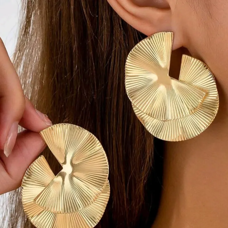 Aretes abanico