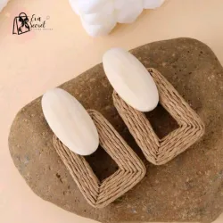 Aretes cuadrados
