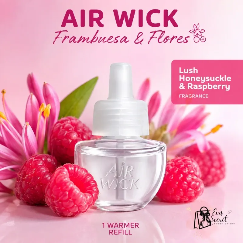 Aromatizante Air Wick Frambuesa y flores