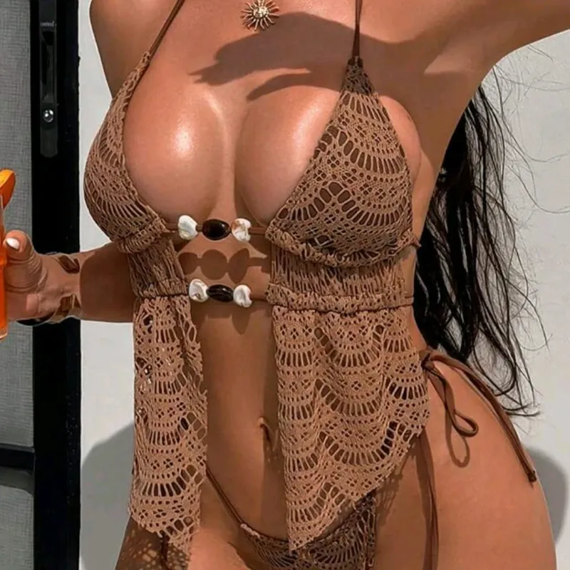 Bikini carmelita claro talla M