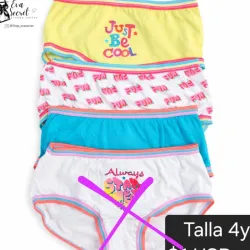 Blumers de niñas talla 4y