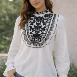 Blusa manga larga talla L