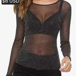 Blusa manga larga talla M