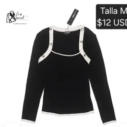 Blusa manga larga talla M