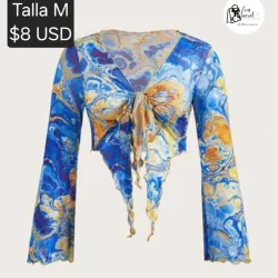 Blusa manga larga talla M