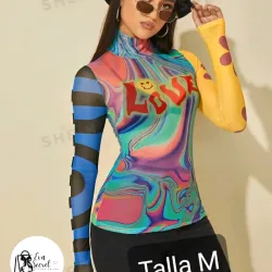 Blusa manga larga talla M